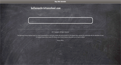 Desktop Screenshot of bellevuechristianschool.com